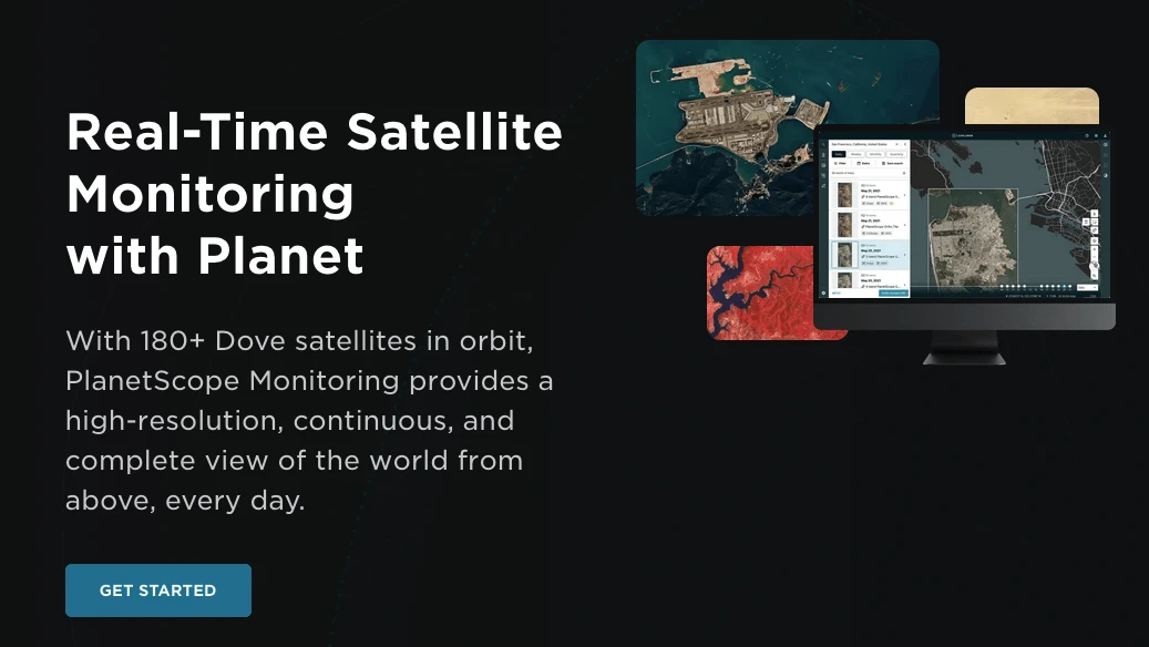 Imágenes satelitales en tiempo real como uno de los casos de uso de datos alternativos.
