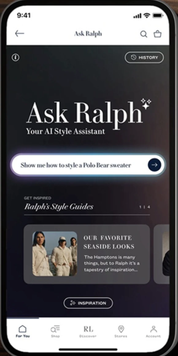 Ask Ralph example dashboard