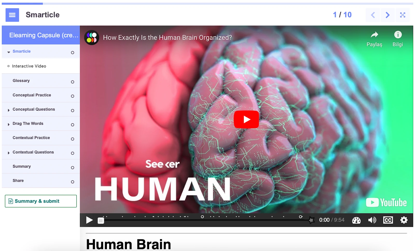 An example of genAI applications: AI-generated course content from NOLEJ