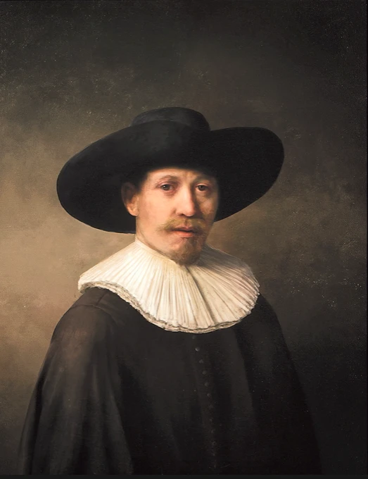 "Yeni Rembrandt", 17. yüzyıl Hollandalı ressam Rembrandt'ın gerçek tablolarından esinlenerek bilgisayar ortamında oluşturulmuş 3 boyutlu bir resimdir.