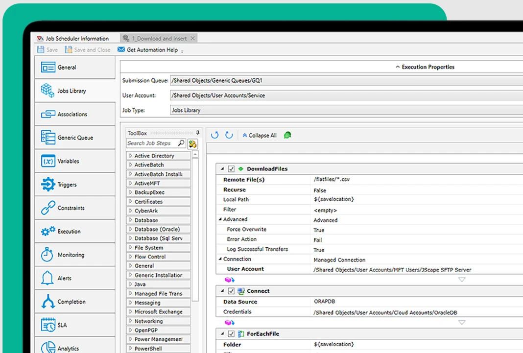 managed file transfer, ActiveBatch