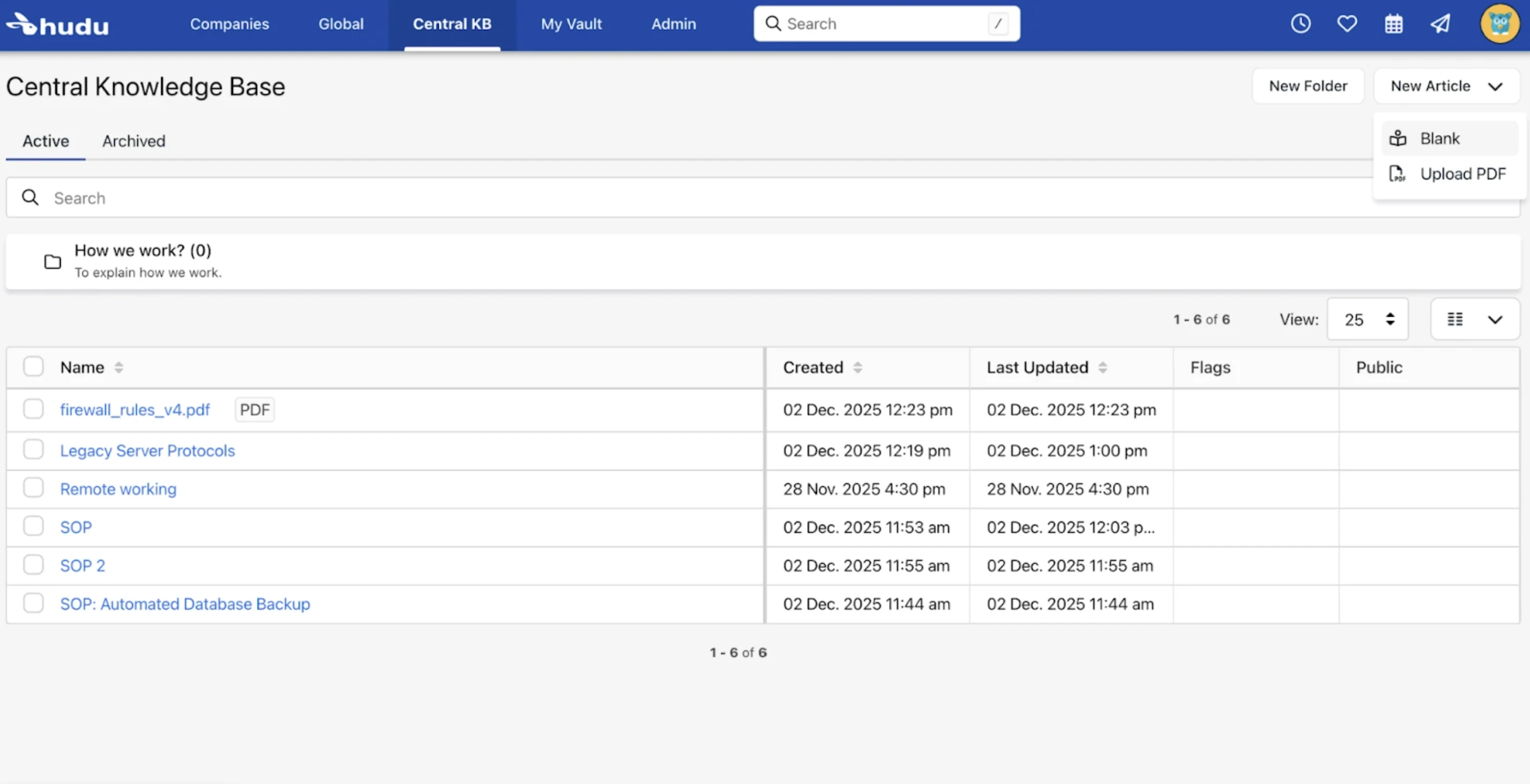 Document creation workflow