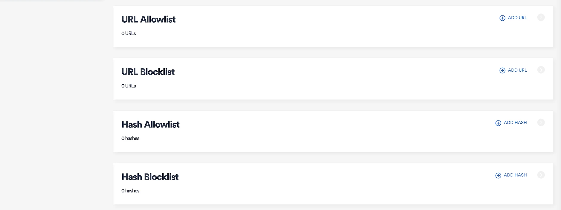 Allow & block list example continued