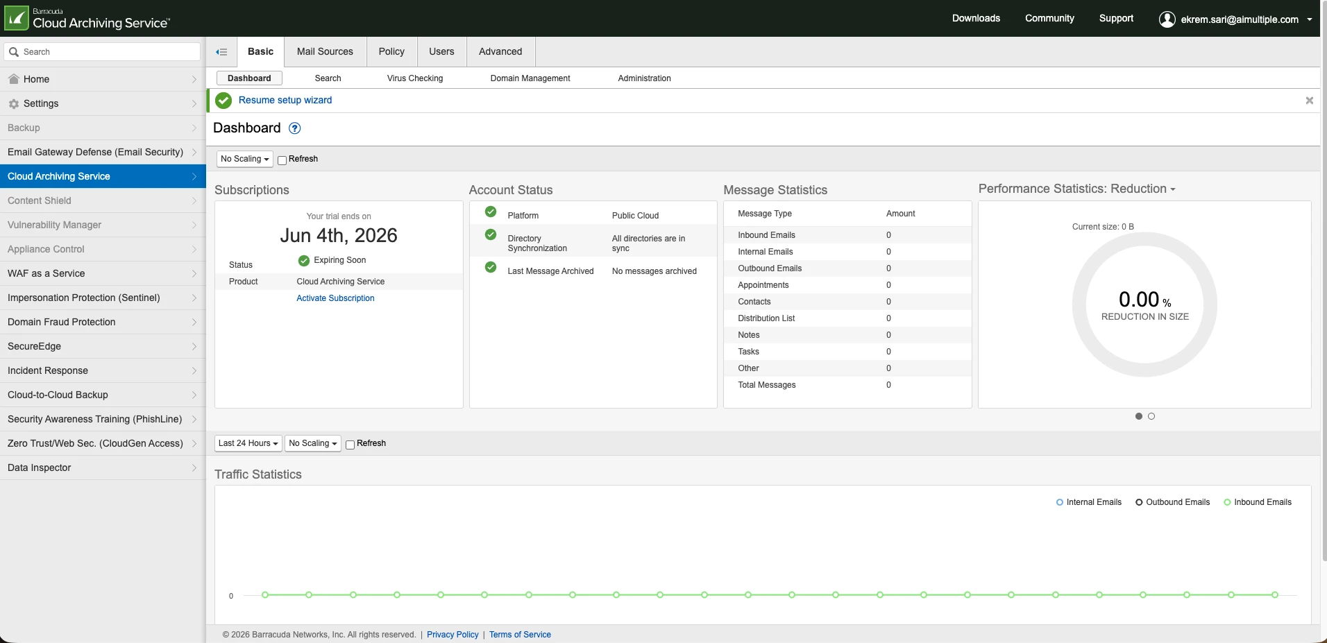 Barracuda Cloud Archiving Service