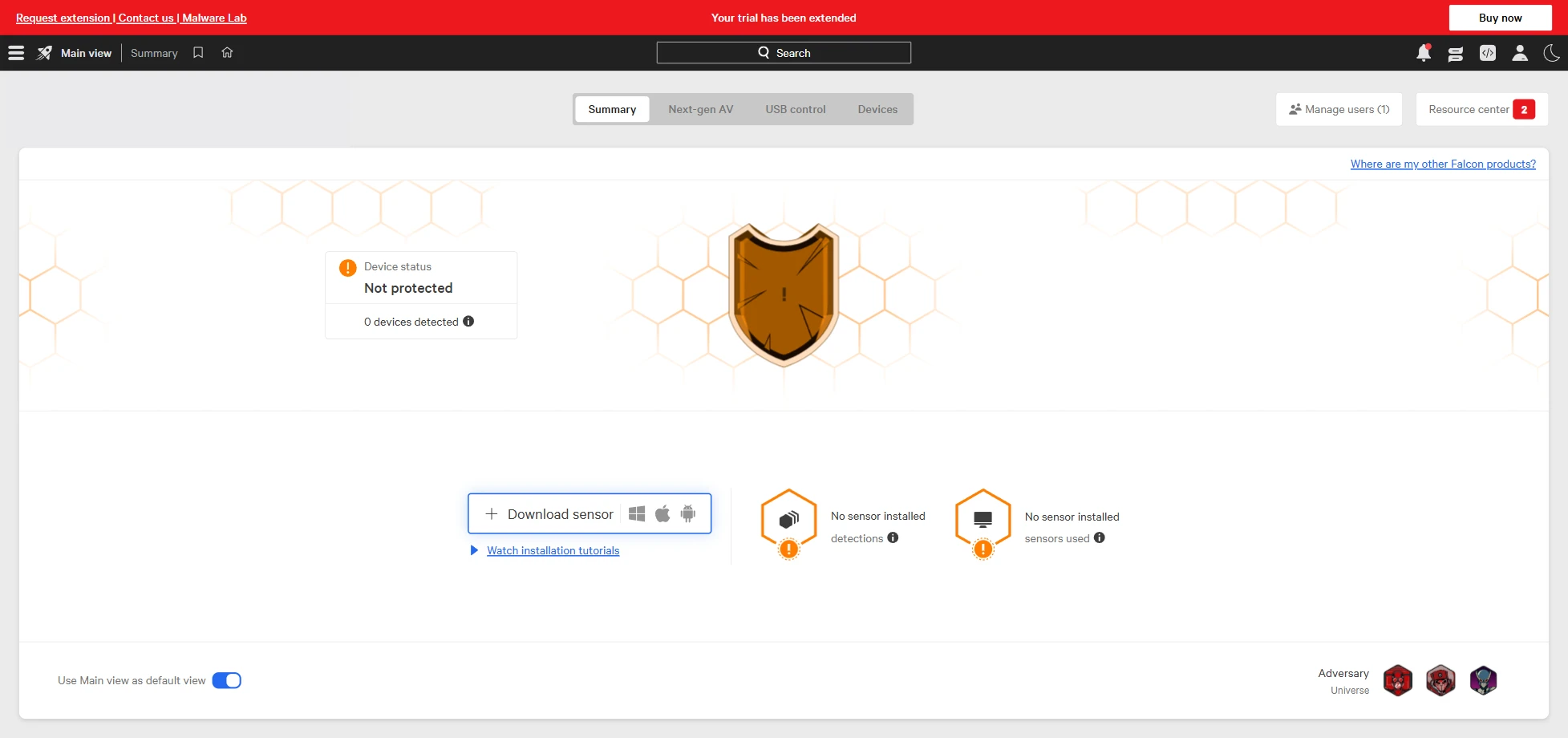 CrowdStrike Falcon dashboard enables adding restricted pages