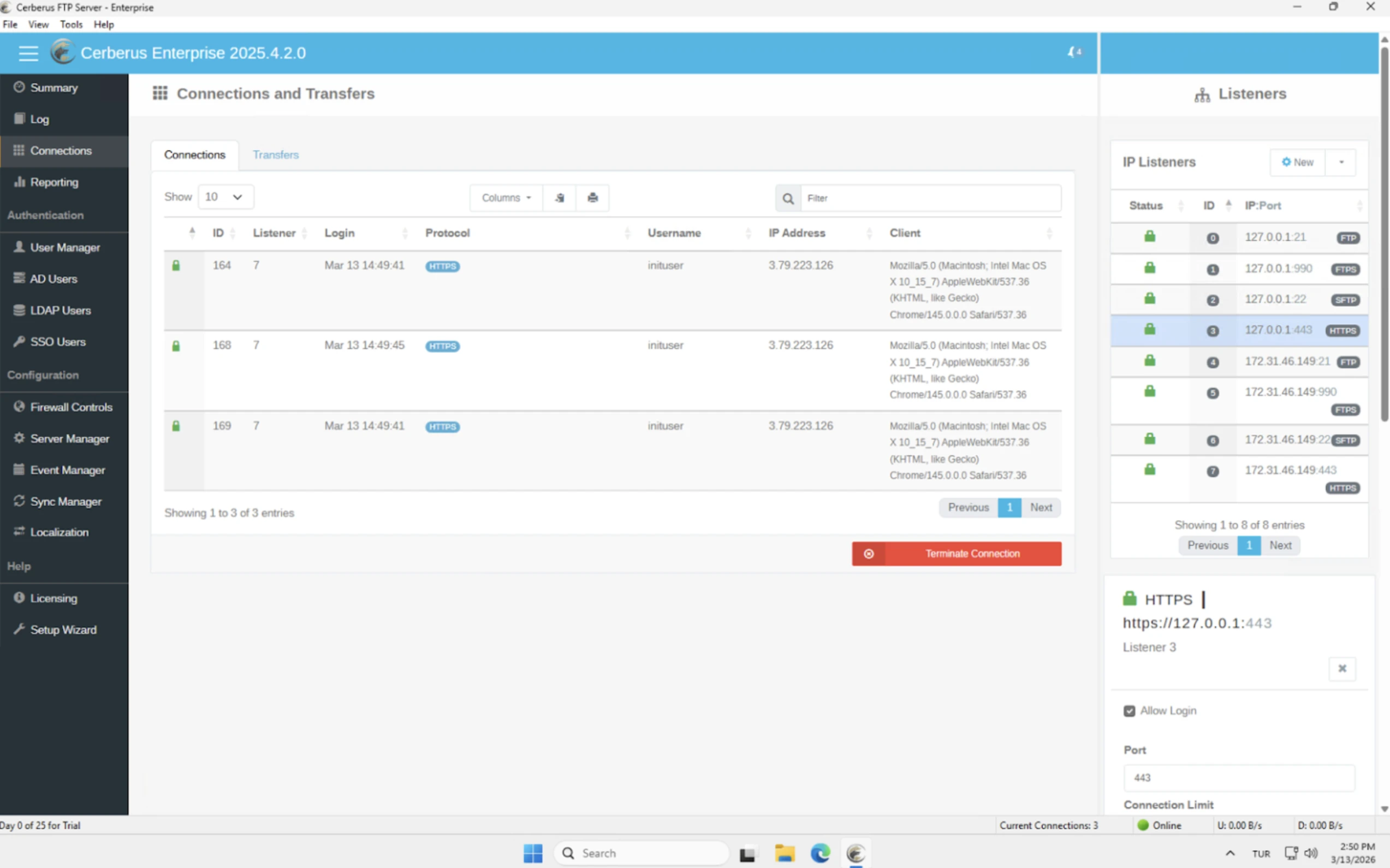 Cerberus FTP Server