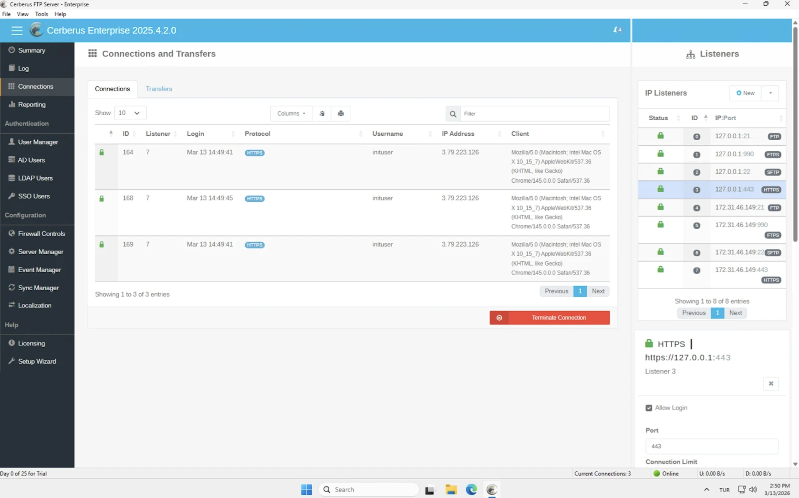 Cerberus FTP Server