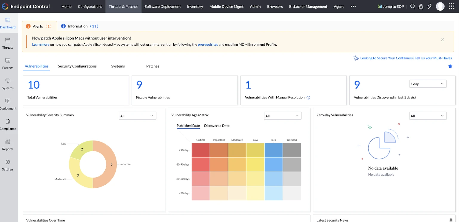 ManageEngine Endpoint Central MSP