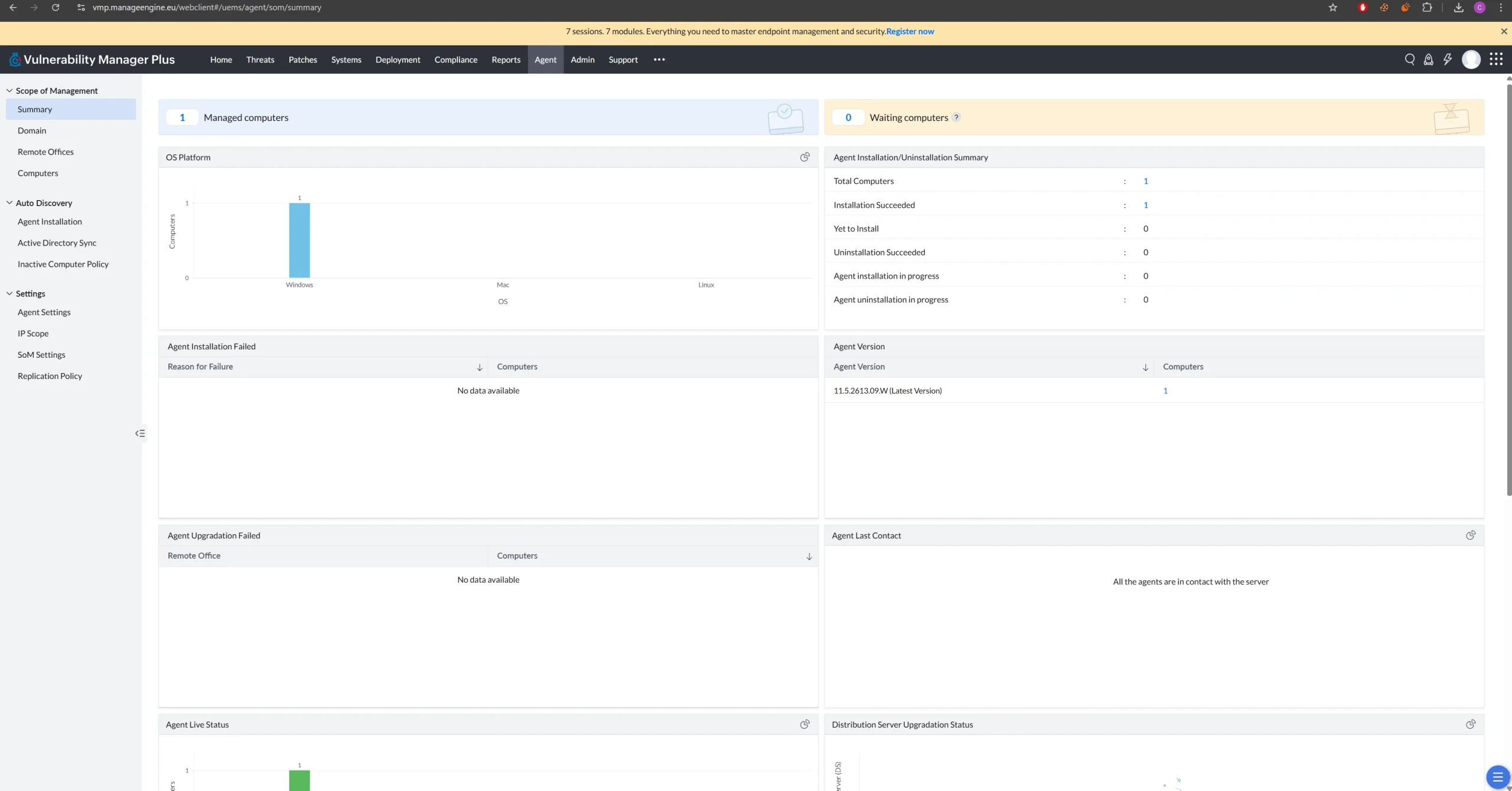 ManageEngine Vulnerability Manager Plus