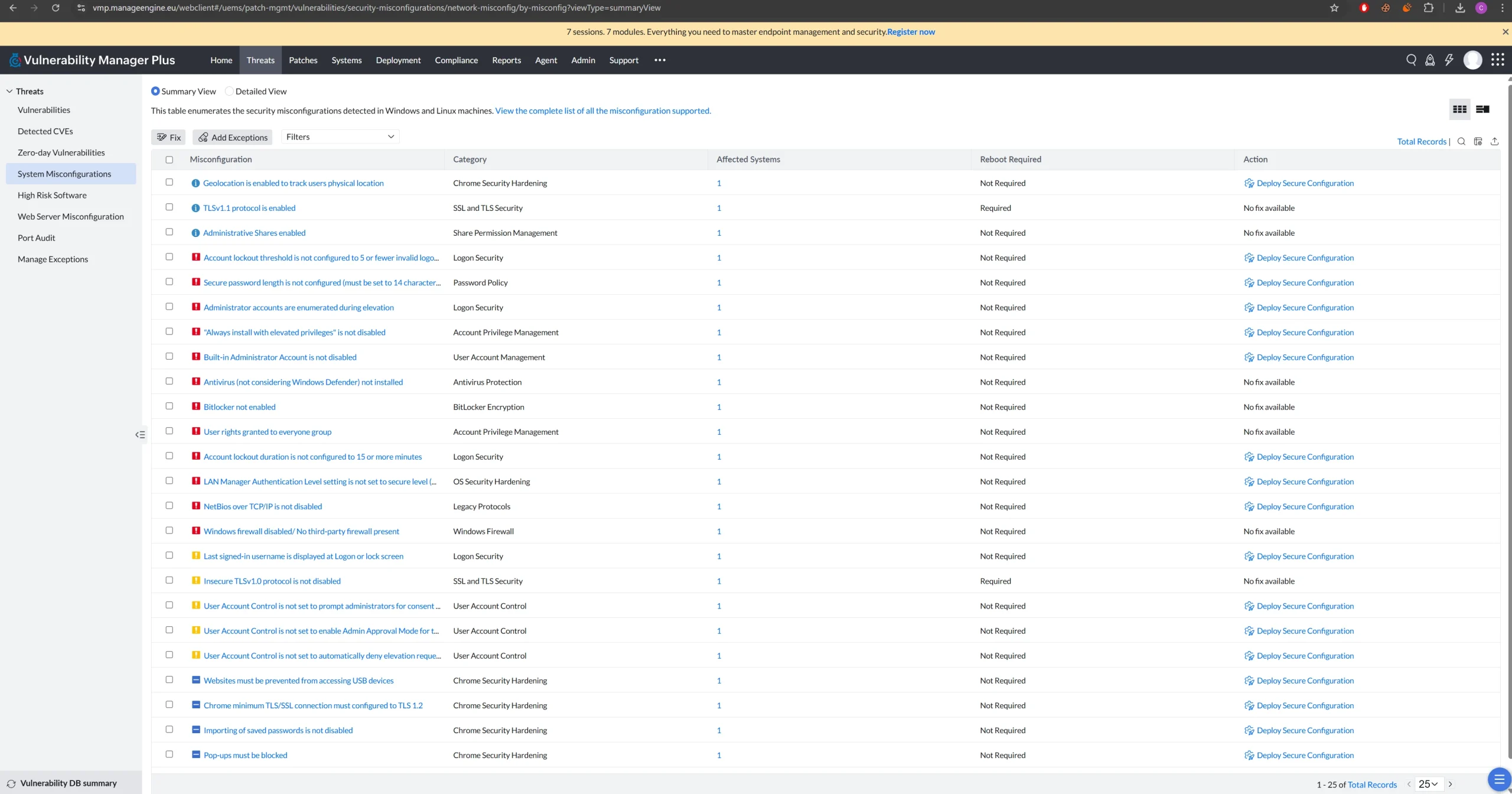 ManageEngine Vulnerability Manager Plus