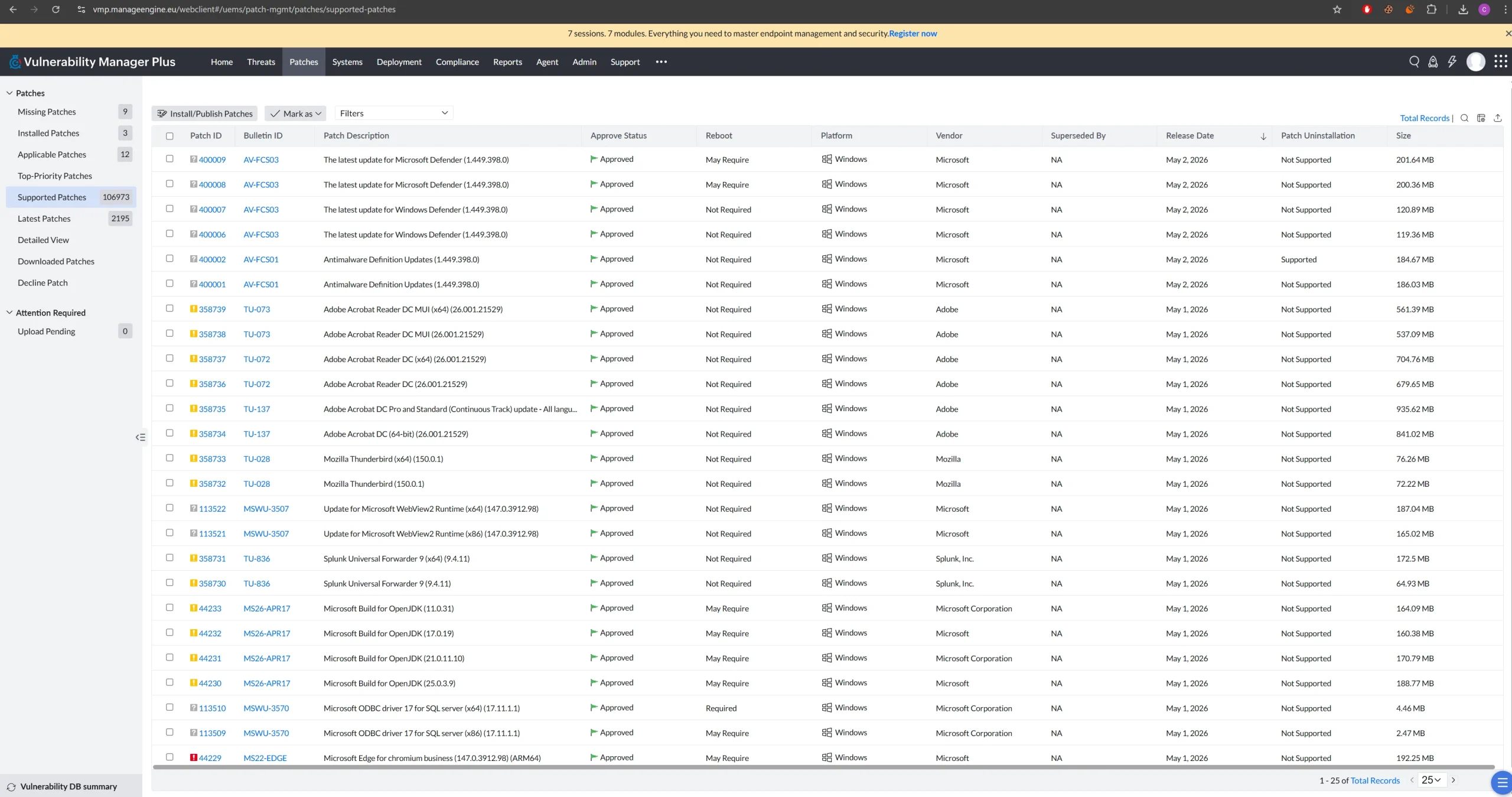 ManageEngine Vulnerability Manager Plus