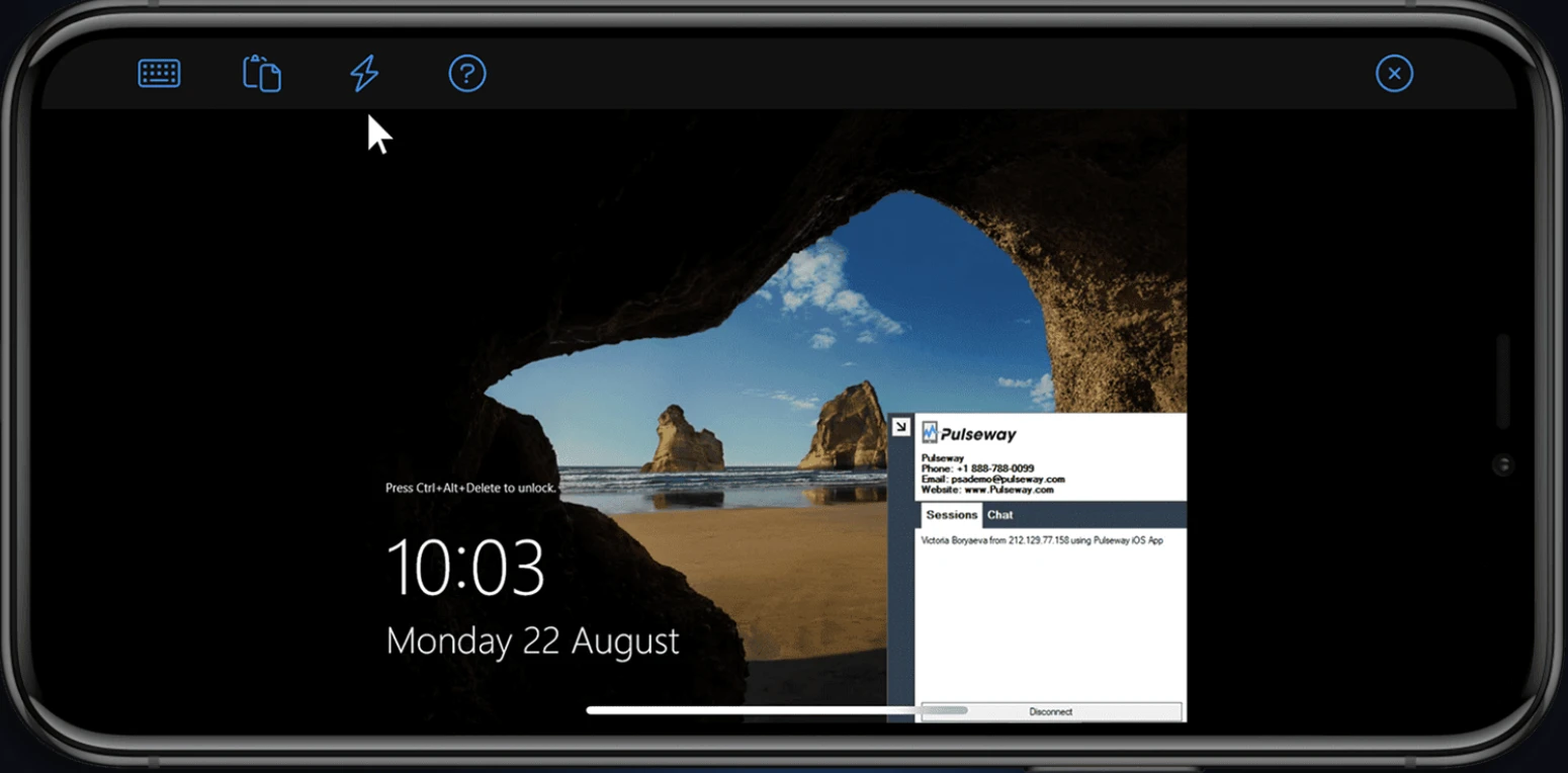 Pulseway Mobile App for remote control