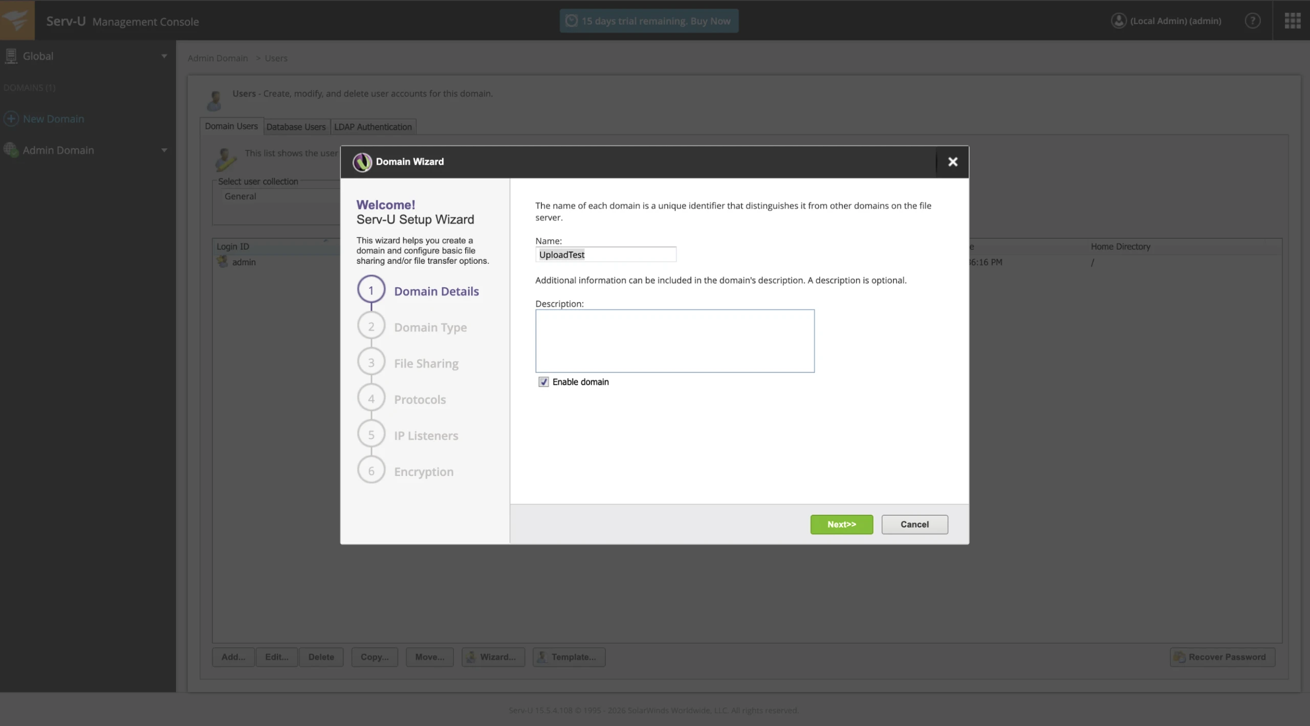 SolarWinds Serv-U FTP Server