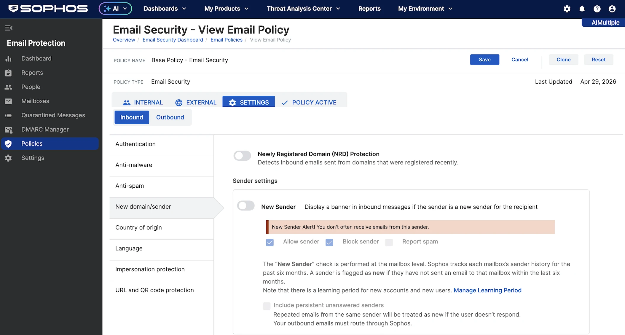 Sophos Secure Email Gateway